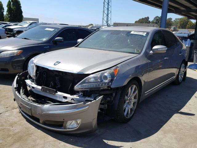 KMHGH4JF8BU042845 - 2011 HYUNDAI EQUUS SIGN GRAY photo 2