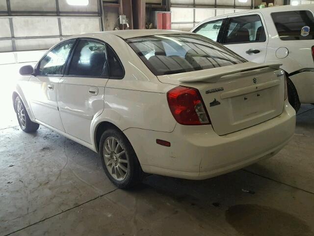 KL5JJ56Z65K096156 - 2005 SUZUKI FORENZA LX WHITE photo 3