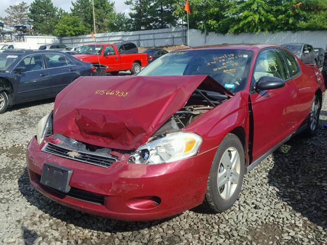 2G1WJ15K569235217 - 2006 CHEVROLET MONTE CARL 红色 照片 2