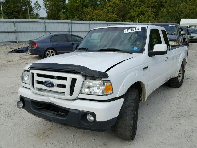 1FTLR4FE3APA11726 - 2010 FORD RANGER SUP WHITE photo 2