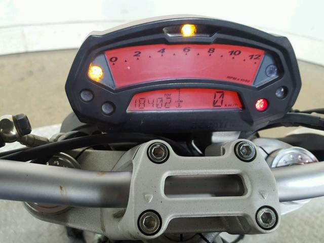 ZDM1RADN5DB070260 - 2013 DUCATI MONSTER 69 BLACK photo 10