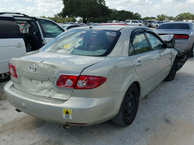 1YVFP80C845N34185 - 2004 MAZDA 6 I Կանաչ լուսանկար 4