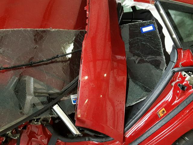 5YJSA1H17EFP33308 - 2014 TESLA MODEL S RED photo 6