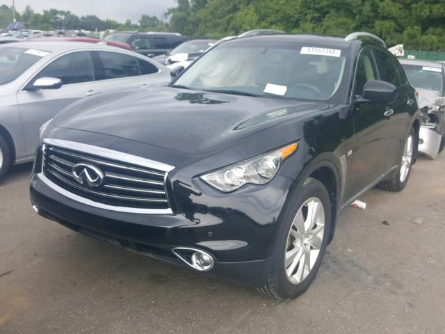 JN8CS1MW8EM412179 - 2014 INFINITI QX70 BLACK photo 2