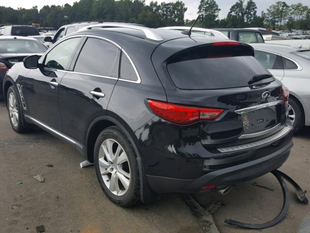 JN8CS1MW8EM412179 - 2014 INFINITI QX70 BLACK photo 3