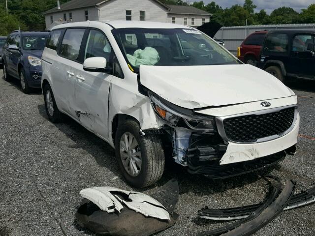 KNDMA5C19H6272586 - 2017 KIA SEDONA L WHITE photo 1