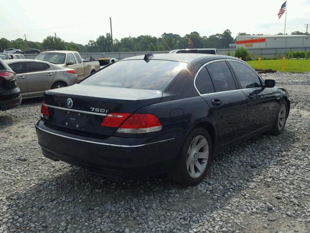 WBAHL83598DT13789 - 2008 BMW 750 BLUE photo 4