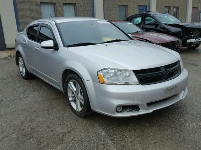 1B3BD1FGXBN587595 - 2011 DODGE AVENGER MA SILVER photo 1