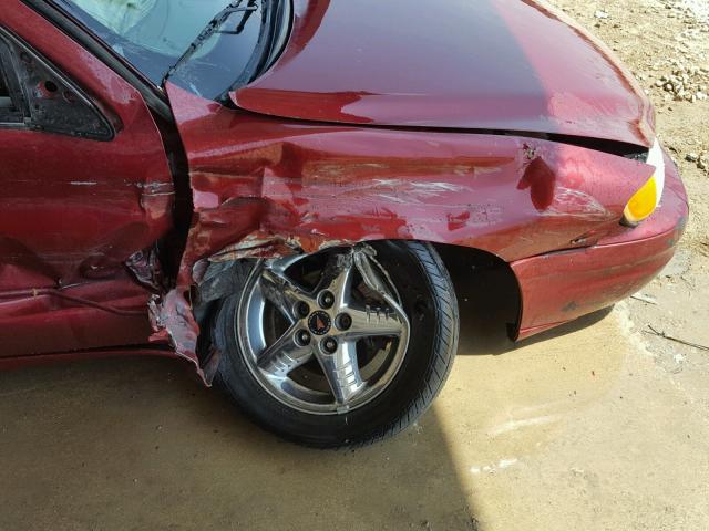 1G2NE52E75M207714 - 2005 PONTIAC GRAND AM S Qırmızı foto 9