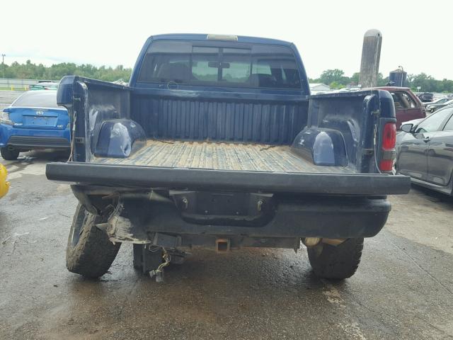 3B7HF13ZX1G815997 - 2001 DODGE RAM 1500 BLUE photo 9