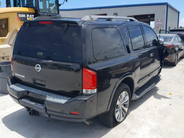 5N1AA0ND2BN615776 - 2011 NISSAN ARMADA SV BLACK photo 4