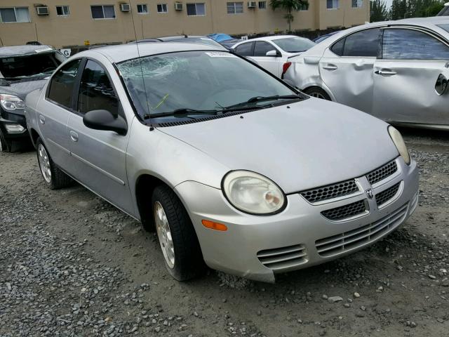 1B3ES56C15D110104 - 2005 DODGE NEON SXT GRAY photo 1