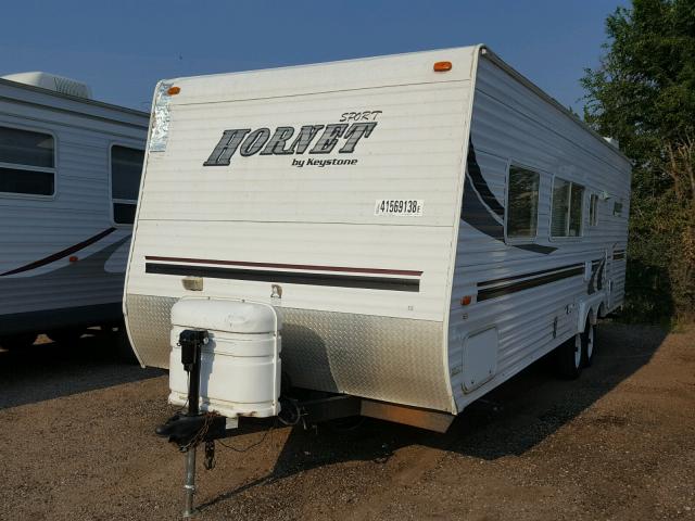 4YDT27B244E312620 - 2004 KEYSTONE HORNET WHITE photo 2