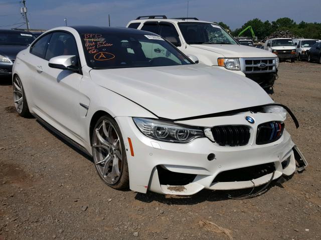 WBS3R9C59GK338440 - 2016 BMW M4 WHITE photo 1