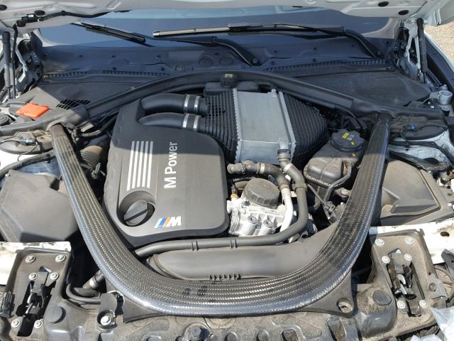 WBS3R9C59GK338440 - 2016 BMW M4 WHITE photo 7