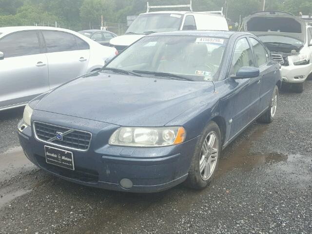 YV1RS592662553813 - 2006 VOLVO S60 2.5T BLUE photo 2