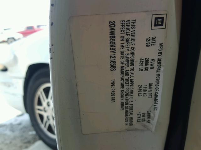 2G4WB55K9Y1218588 - 2000 BUICK REGAL LS 白色 照片 10