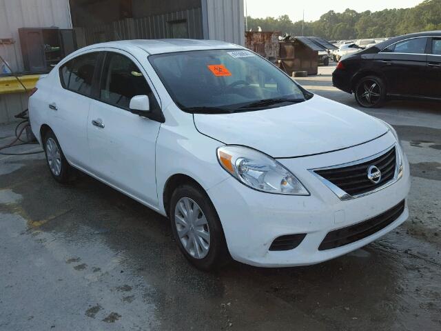 3N1CN7AP0DL872824 - 2013 NISSAN VERSA WHITE photo 1