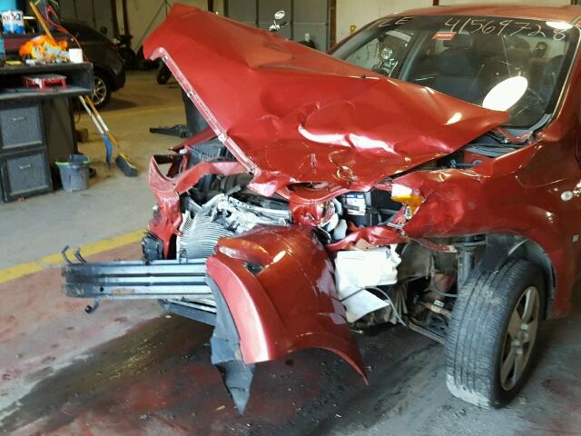 KL1TD56698B071862 - 2008 CHEVROLET AVEO BASE Марун фото 9