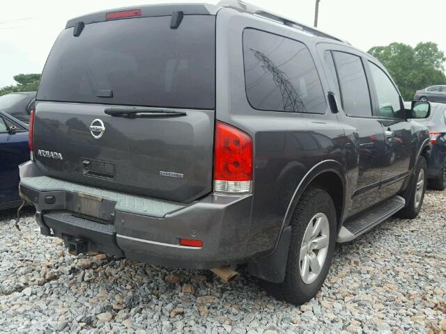 5N1BA0NC4CN601892 - 2012 NISSAN ARMADA SV GRAY photo 4