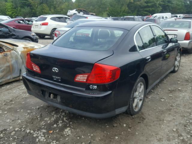 JNKCV51E13M014832 - 2003 INFINITI G35 BLACK photo 4