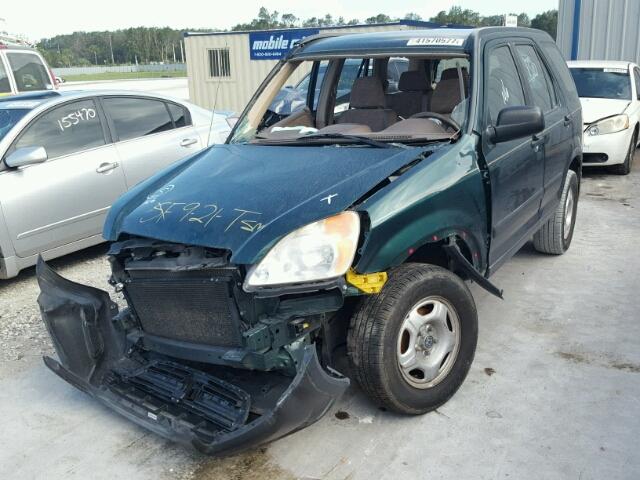 JHLRD684X4C006059 - 2004 HONDA CR-V GREEN photo 2