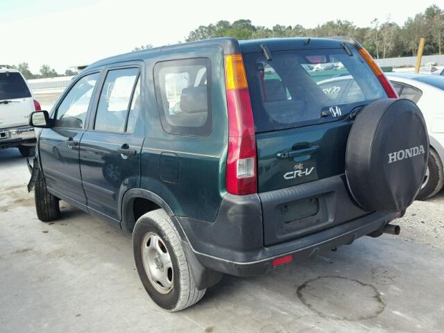 JHLRD684X4C006059 - 2004 HONDA CR-V GREEN photo 3