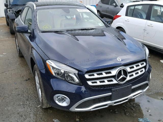 WDCTG4GB4JJ478970 - 2018 MERCEDES-BENZ GLA 250 4M BLUE photo 1