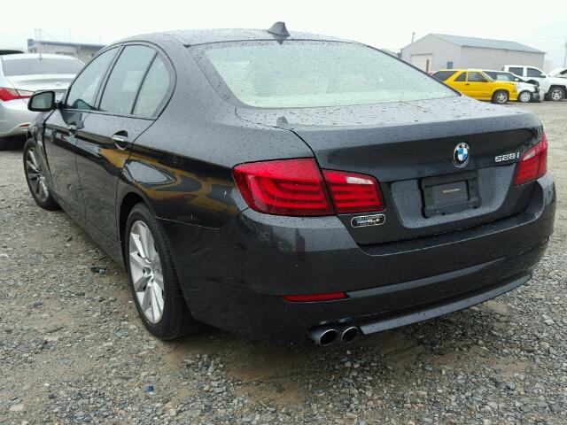 WBAFR1C53BC742744 - 2011 BMW 528 GRAY photo 3