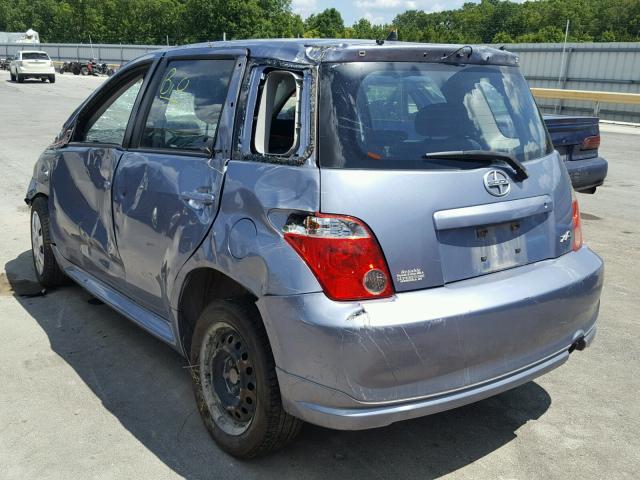 JTKKT624865005857 - 2006 TOYOTA SCION XA BLUE photo 3