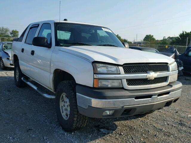 3GNEC12T34G238735 - 2004 CHEVROLET AVALANCHE WHITE photo 1