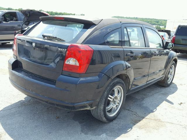 1B3HB48B67D330580 - 2007 DODGE CALIBER SX BLACK photo 4