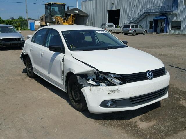 3VW2K7AJ2BM089375 - 2011 VOLKSWAGEN JETTA BASE თეთრი ფოტო 1