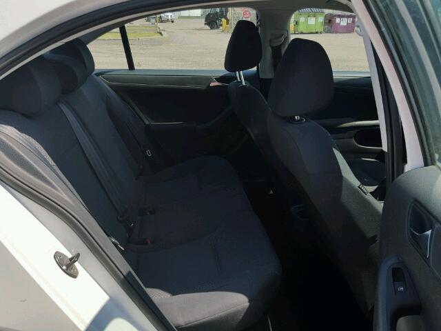 3VW2K7AJ2BM089375 - 2011 VOLKSWAGEN JETTA BASE თეთრი ფოტო 6