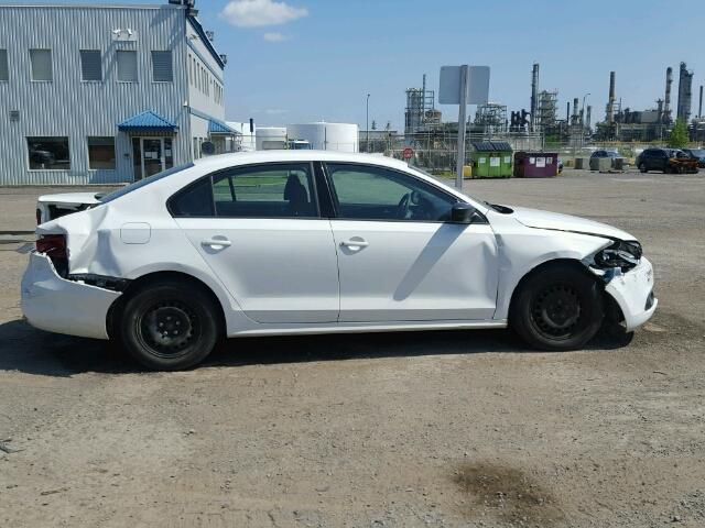 3VW2K7AJ2BM089375 - 2011 VOLKSWAGEN JETTA BASE თეთრი ფოტო 9