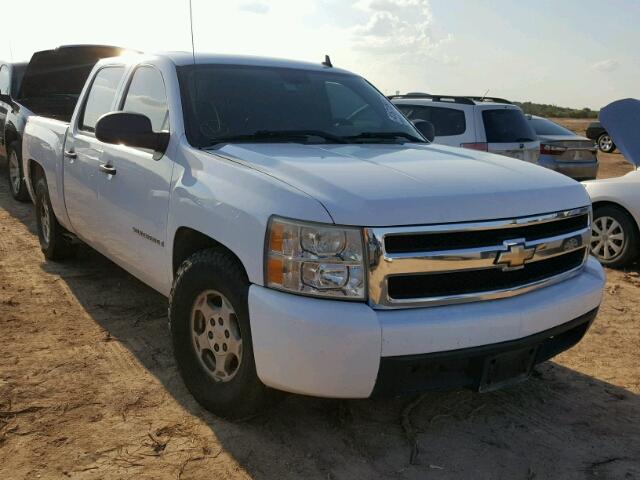 2GCEC13C581280264 - 2008 CHEVROLET SILVERADO WHITE photo 1