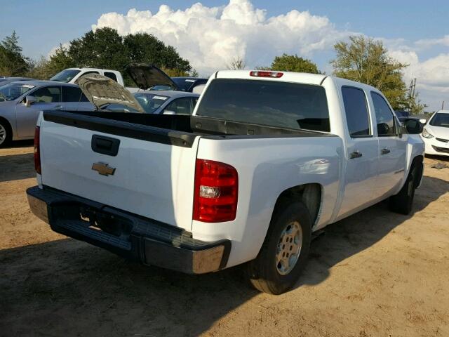 2GCEC13C581280264 - 2008 CHEVROLET SILVERADO WHITE photo 4