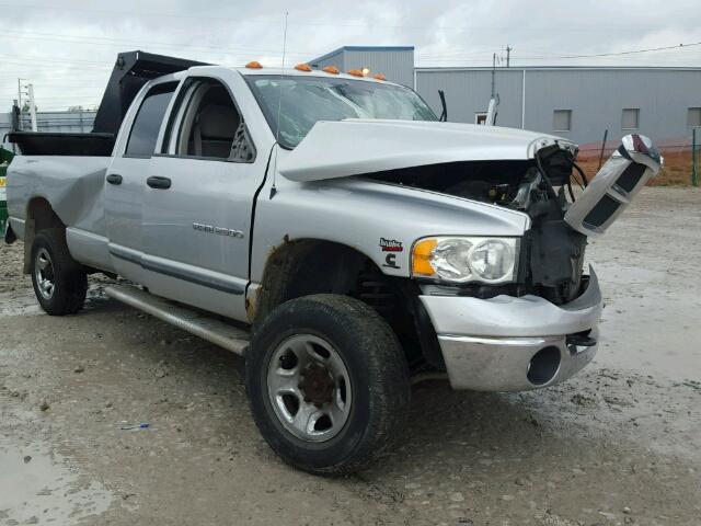 3D7KS28C65G804583 - 2005 DODGE RAM 2500 S GRAY photo 1