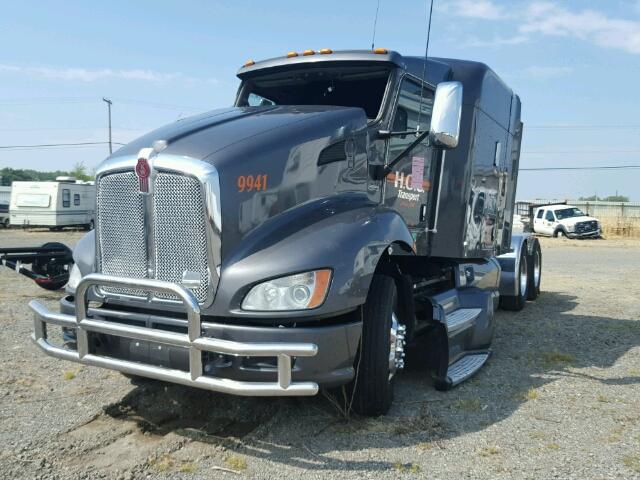 1XKADP9X6DJ346933 - 2013 KENWORTH CONSTRUCTI GRAY photo 2