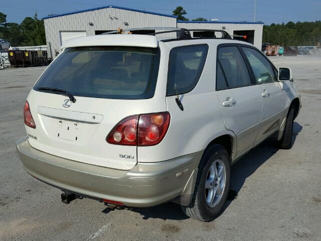 JT6GF10U6X0037531 - 1999 LEXUS RX 300 CREAM photo 4