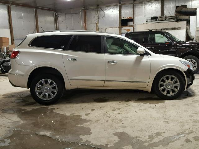 5GAKRCKD3FJ322670 - 2015 BUICK ENCLAVE WHITE photo 9