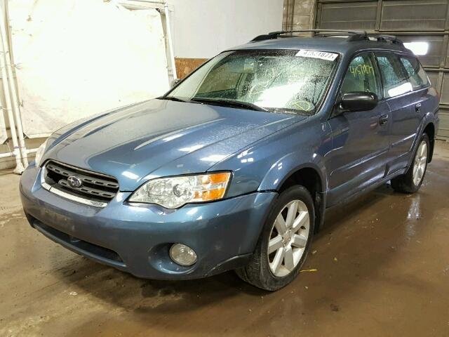 4S4BP61C667307930 - 2006 SUBARU LEGACY BLUE photo 2