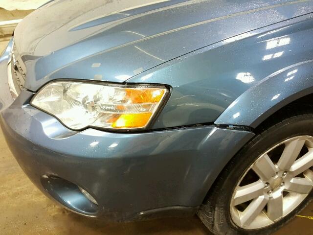 4S4BP61C667307930 - 2006 SUBARU LEGACY BLUE photo 9