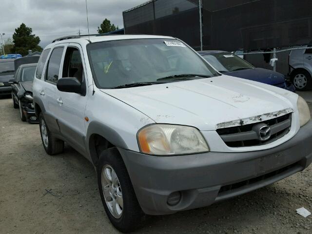 4F2YU07111KM10625 - 2001 MAZDA TRIBUTE DX WHITE photo 1