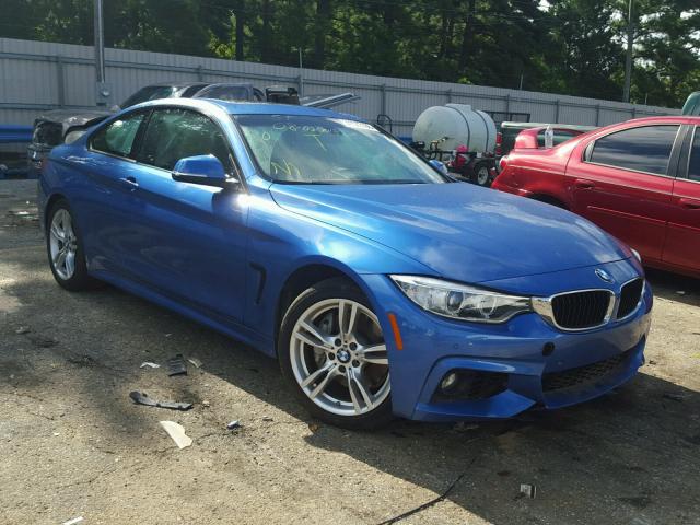 WBA3R1C52GK529381 - 2016 BMW 435 I BLUE photo 1