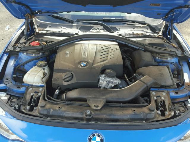 WBA3R1C52GK529381 - 2016 BMW 435 I BLUE photo 7