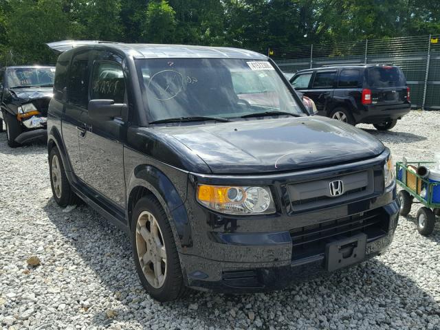 5J6YH17988L011855 - 2008 HONDA ELEMENT SC BLACK photo 1