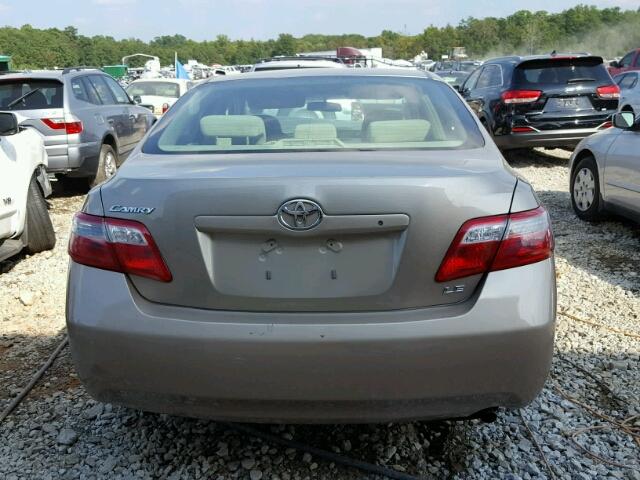 4T1BE46K09U285651 - 2009 TOYOTA CAMRY GOLD photo 9