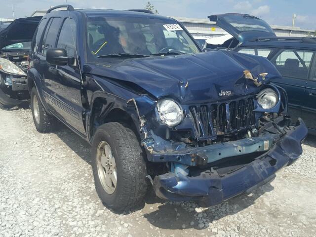1J4GL58K94W101009 - 2004 JEEP LIBERTY LI BLUE photo 1