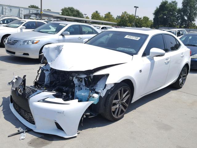 JTHBA1D23G5019483 - 2016 LEXUS IS 200T WHITE photo 2